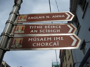 Cartelli in gaelico, Cork